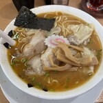 麺匠　大黒 - 味噌ワンタン太麺大盛り
