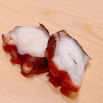 鮨 めい乃 - 佐島の蛸。塩分の入り方が抜群です