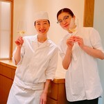 鮨 めい乃 - 素敵なお二人です