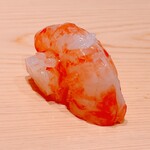 鮨 めい乃 - 増毛産のボタン海老。太いヾ(≧▽≦)ﾉ