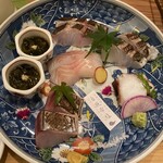 BLANC‘O 酒蔵SAKE食堂 - 刺身盛り合わせ
