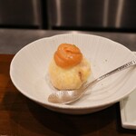 酒亭 田中 - いちじく、味噌