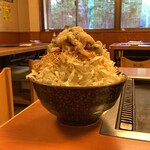 海鮮もんじゃ 片岡 - あさりむき身もんじゃです。 濃厚な出汁がもんじゃ全体に広がります。