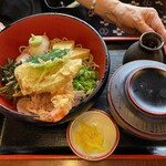 美ね吉 - 田舎冷そば＋かやく①