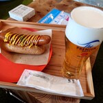 SUNTORY PARK CAFE - オーソドックスな基本のホットドッグにしました。