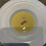 中国料理 花梨 - 冷たいコーンポタージュ