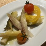 ワイン＆カフェ アダージョ - 季節のピクルス３８０円