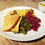 スパイスカフェ - スリランカ式定食 ライス＆カレー(コースに+500円)