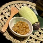 獅魂 - 水茄子の刺身