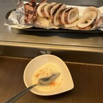 鉄板二百℃ - イカの鉄板焼き