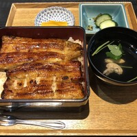 駒形前川 新丸ビル店 - 特選 国産養殖鰻 うな重 上 ＊吸物を肝吸いに変更