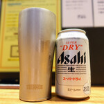 ラーメン燈郎 - 缶ビールはスードラ