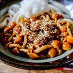 ヨコクラうどん - なめこおろしぶっかけ