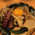 島ノ飯 みなもと - 和牛と島らっきょうのすき焼き