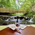 左源太 - 京都貴船川の最上流に設えられた床