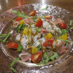 Trattoria&Pizzeria LOGIC - タコとオレンジのカルパッチョ