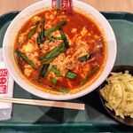 辛麺屋 桝元 - 料理写真:トマト辛麺（0辛）スモールサイズ＋チーズ