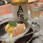 懐食みちば - デザートには、この日本酒が合いました！