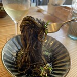 Dietro i tempi - ２種目はイカ墨のパスタ