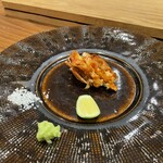 和食渡辺 - 毎回、車海老の頭を焼いてくれるのが嬉しい