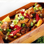 Stir-fried whelk and chili pepper Hunan style