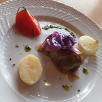 ビブレ - (2014/9)牛ネックの煮込みキャベツ包み　フレッシュトマトソース