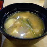 家庭料理 三福 - この味噌汁は旨いっ。