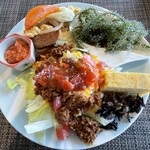 クラブインターコンチネンタルラウンジ - タコライス　明太子　ゴーヤチャンプル　海ぶどう　ひじき　卵焼き