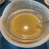 あざみ野うかい亭 - ④朝採れとうもろこしの冷製スープ