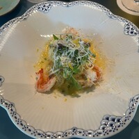あざみ野うかい亭 - ③海老のレモンパスタ