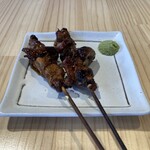 鰻のきくち - 肝串焼き2本（700円）