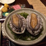 四季館 彩冬 - あわびの陶板焼