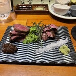 博多メシ 男厨 - 炭火和牛二種