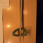 島ノ飯 みなもと - ゴーヤの箸置きが可愛い(*≧з≦)