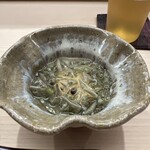 日本橋蛎殻町 すぎた - 蓴菜と山芋