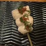 やきとり 村勢 - 鶏のササミ　清湯スープ漬け