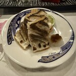 やきとり 村勢 - カマスの塩水漬けの炭火焼き