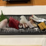 やきとり 村勢 - 刺身6点盛り