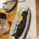 炭焼炉端ふじやま - 鰻の肝