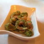 香桃 - 2014年9月お料理が出て来るまでの、一品♪カシューナッツに抹茶。