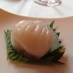 香桃 - 2014年9月　一皿目　海老蒸し餃子