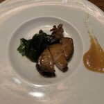 鉄板焼 天 銀座8丁目店 - アワビのステーキ