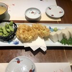 蕎麦 あららぎ - 蕎麦前セット　¥1,200-