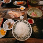 うまいものあり 孝太郎 - 赤魚西京焼き定食（ネギトロ）