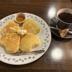 喫茶 蔵 - ホットケーキセット 1,300円