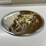 かれーの店 うどん  - 濃厚甘口ぽーく、ご飯大盛り、かれー大盛り、チーズ