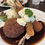 洋食 Kogame - フライ三種1,600円