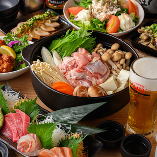 地産地消×国産地鶏を堪能できるコース