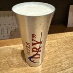 あて鮨 喜重朗 - 殆ど泡の生ビール