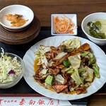 泰南飯店 - 泰南飯店 神保町店 ランチ 回鍋肉セット 税込1,050円